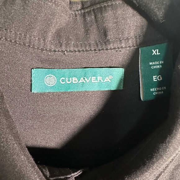 Cubavera Black Panel Shirt Extra Large XL - Picture 3 of 4